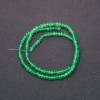 Beads Dyed Artificial Stone "Chrysolite" Faceted Rondelle, Diameter 4x2mm Strand, Length 38cm