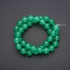 Nephrite Beads smooth sphere 10 mm diameter (+/-) length 38 cm