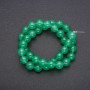 Nephrite Beads smooth sphere 10 mm diameter (+/-) length 38 cm