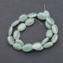 Natural Stone Beads on a Thread Jade Oval, diameter 13 * 18mm, length 37cm