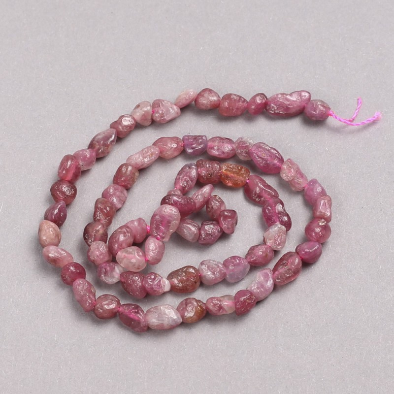 Natural Tourmaline Faceted Beads 5x7mm, 39cm Length