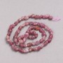 Natural Tourmaline Faceted Beads 5x7mm, 39cm Length