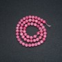 Tourmaline Beads on Thread (glossy) round bead, diameter 6mm, length 38cm +