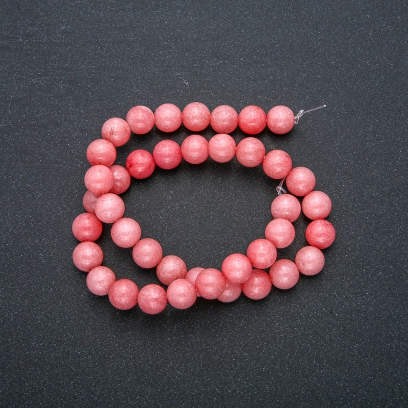 Tourmaline Beads on Thread Smooth Round 10mm, 38cm Length +