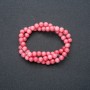 Natural Tourmaline Bead Thread Smooth Balls 6mm Diameter, 38cm Length +