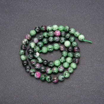 Zoisite Natural Stone Beads Round 8mm (±) Diameter, 38cm Length