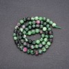 Zoisite Beads, natural stone, smooth ball, diameter 6 (+/-) mm, thread length 38 cm