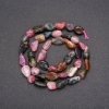 Tourmaline Beads, faceted, diameter 7x10 mm (+/-), length 38 cm