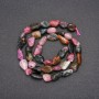 Tourmaline Beads, faceted, diameter 7x10 mm (+/-), length 38 cm