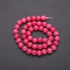 Tourmaline Beads smooth rounds 8 mm diameter on thread, length 38 cm (+/-)