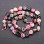 Tourmaline Faceted Beads, natural stone, 10 mm diameter (+/-), 38 cm length
