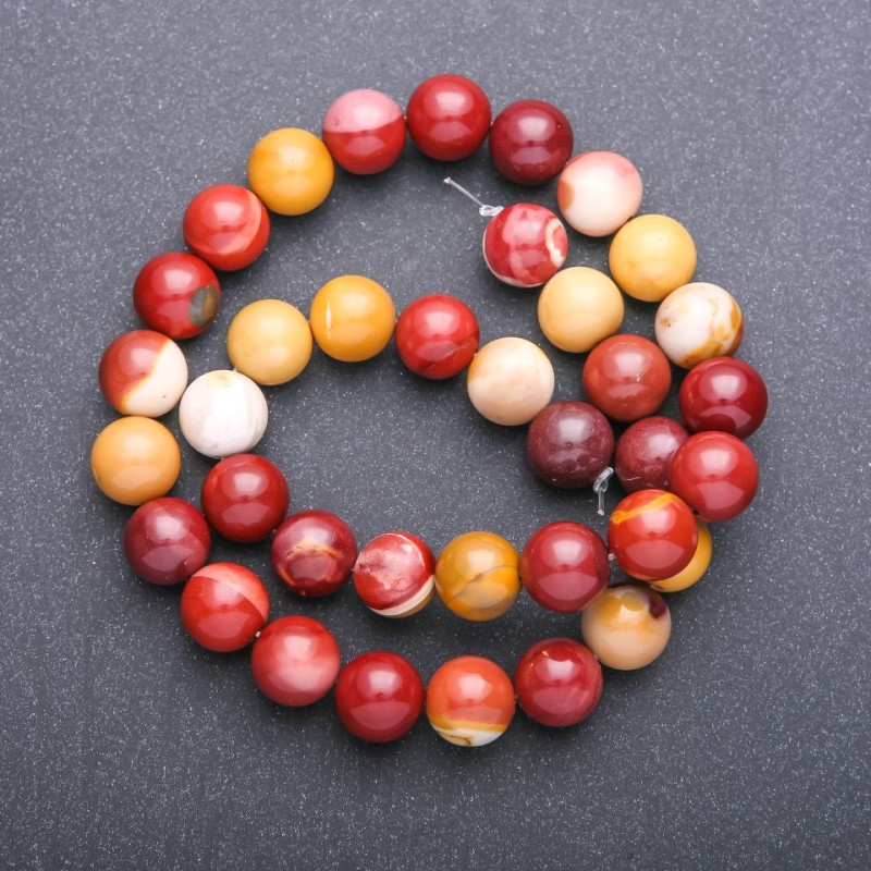 Natural Stone Jade Jasper Pyrite? Smooth Round Beads 10.5mm+ diameter, 38 cm length, thread