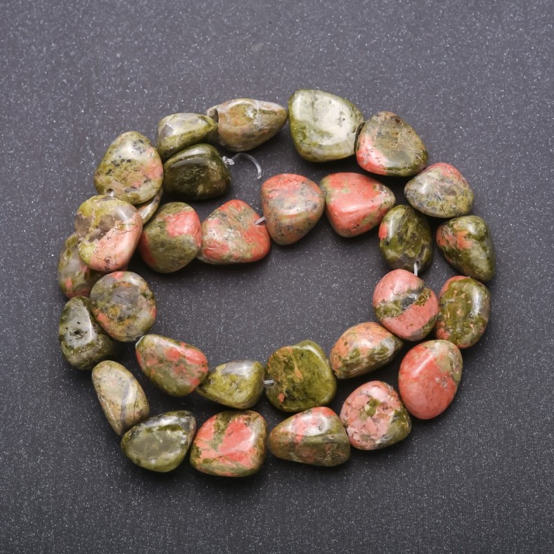 Jasper Beads Hematite? Wait: HelIoTrope is Helio trop? Correction needed.