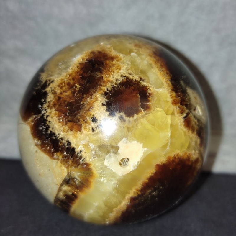 Sculptural Sphere of Septarian Natural Stone (price per 100 g)