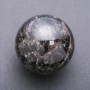 Natural Nuummite Stone Sphere, Diameter 55-70mm+- Price per 100g (weight from 320g)