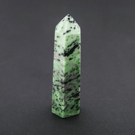 Multifaceted crystal "pencil" souvenir natural stone Zoisite assortment (price per 100 g)