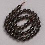 Smoky Quartz Beads (single) smooth round bead, 8mm diameter + -, thread length 38cm +