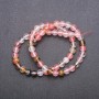 Natural Chalcedony Beads assortment on a thread, round 6 mm (+/-), length 37 cm