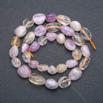 Assorted Barrel Beads, diameter 10x6mm, thread length 40cm +