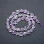 Amethyst Beads on Thread, Faceted, 10x8mm, 41cm length (+)