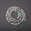Fluorite Beads round smooth 5 mm, on thread, 38 cm length