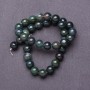 Beads Natural Stone on Thread Moss Agate 10mm, length 37cm