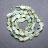 Prehnite Nugget Beads, 9×12mm, on thread, length 38cm