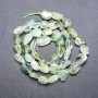 Prehnite Nugget Beads, 9×12mm, on thread, length 38cm