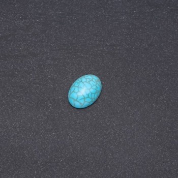 Cabochon stone "Turquoise" (pressed) 20x15mm