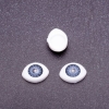 Fitting "Lifelike Eyes" pair colour blue pupil, diameter 8mm 11x14mm packaging 50 pairs