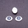 Fitting "Lifelike Eyes" pair colour blue pupil, diameter 8mm 11x14mm packaging 50 pairs