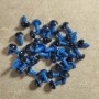 Fittings "Live Eyes" for Toys, diameter 12mm on screw, Colour blue, pack of 50 pairs