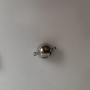 Jewellery clasp magnetic clasp for costume jewellery 15x10mm colour silver metal
