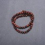 Tiger's Eye Beads on Thread, 6mm Diameter, 38cm Length