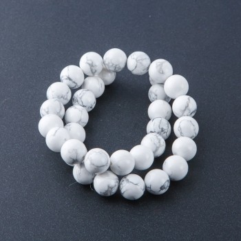 Kaholung natural stone beads on a thread, diameter 12mm, 38cm