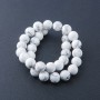Kaholung natural stone beads on a thread, diameter 12mm, 38cm