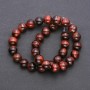 Tiger's Eye Beads, Smooth Round 12mm, Threaded, 38cm Length