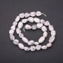 Kaholong faceted gemstone beads on thread, 8×11 mm diameter (+/-), length 38 cm