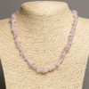 Necklace made of natural Kunzite chips 8x3mm+-, length 46-49 cm+