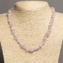 Necklace made of natural Kunzite chips 8x3mm+-, length 46-49 cm+