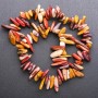 Jasper Mookaite Nugget Bead Strand "Needle" d 13-21×3-6mm, length 39cm +