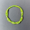 Variscite Beads, green ( pressed ) rondelle, diameter 4.5×2.5mm, length 39cm on thread