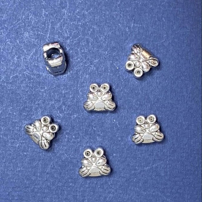 Findings Pandora Bead Mole 12x10, diameter 5mm, pack 20g +/- 9pcs