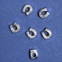 Findings Pandora Bead Horseshoe 9x11mm, diameter 5mm, pack 20g +/- 9pcs