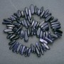 Natural Aventurine Neckline Night Kaïra Chip "Needle" bead 20x6mm diameter, 41cm +
