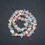 Morganite Bead Strand, Needle-shaped Chips, 12x6mm, 40cm length +