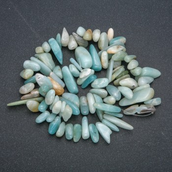 Amazonite Bead Thread chip, diameter 15x6mm, length 42cm +
