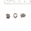 Pandora-Style "Owl" Bead 10x8mm, 5mm Hole, 20g Pack ±13pcs