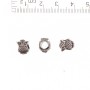 Pandora-Style "Owl" Bead 10x8mm, 5mm Hole, 20g Pack ±13pcs
