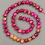 Tiger’s Eye Bead Strand, tinted, faceted coin 8x6mm, length 39cm +